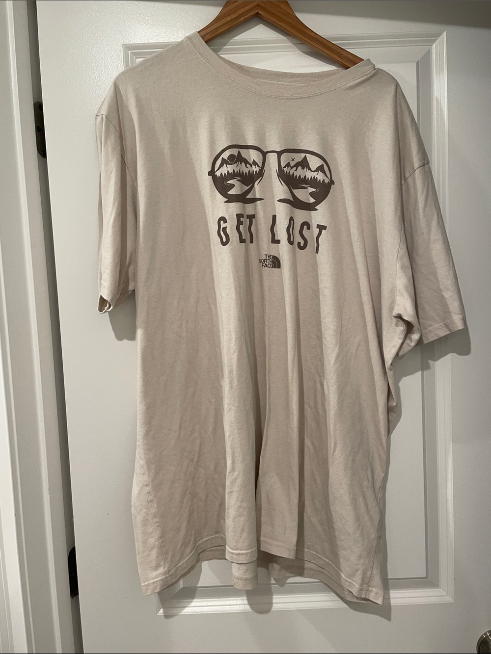 The North Face Beige 'Get Lost' Short-Sleeve Graphic Tee xxxl